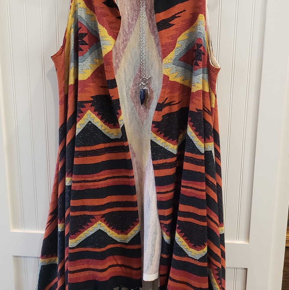 Double D Ranchwear Fringed Sweater Vest